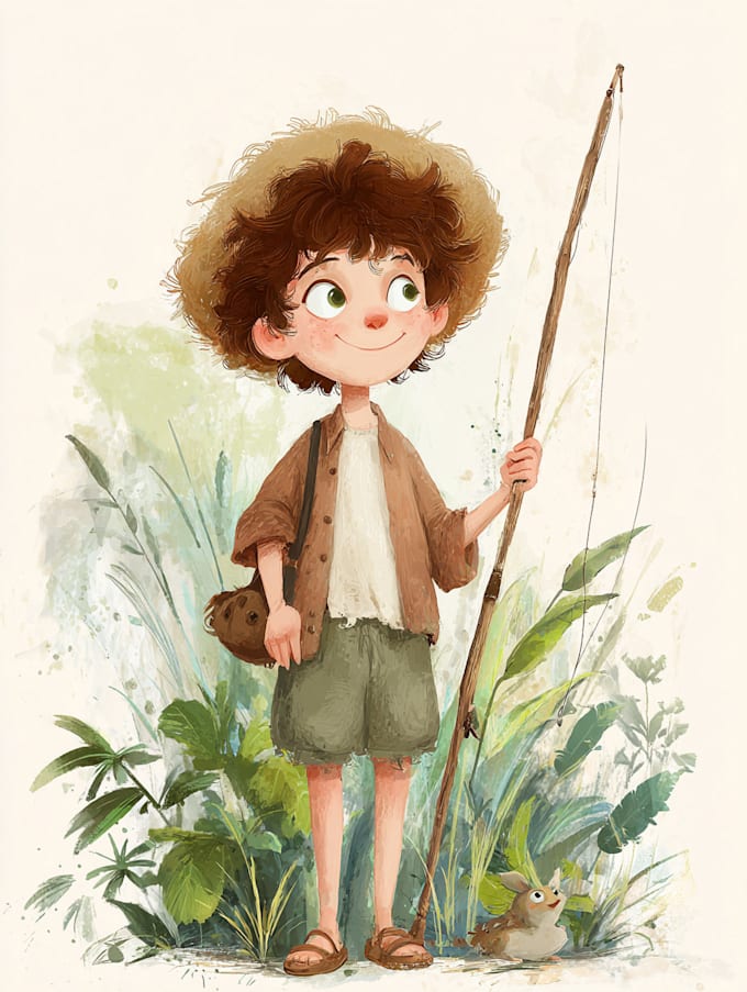 children book cover and children book illustrations