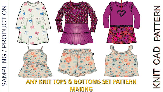 create perfect cad patterns and grading for knitwear garments