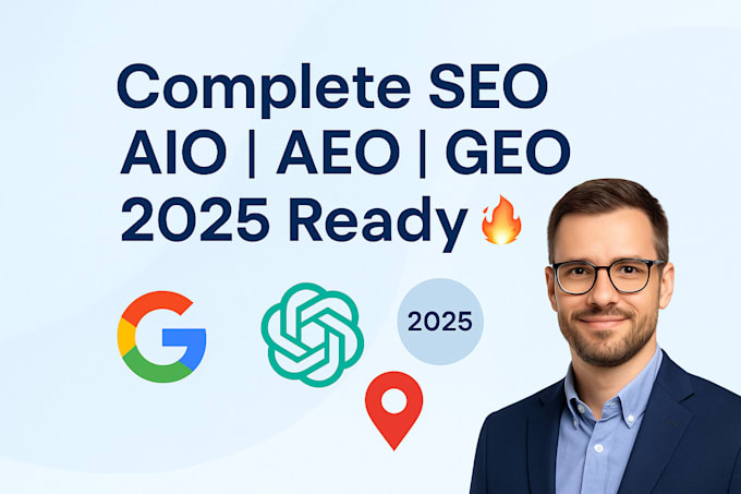 do complete SEO with aio, aeo, and GEO optimization for your website