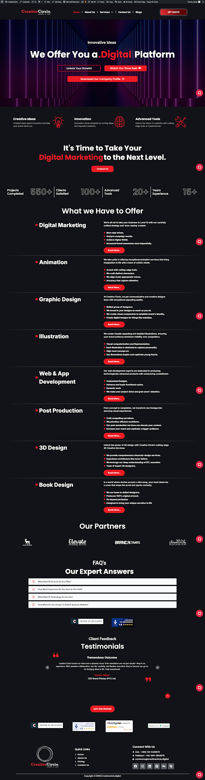 design a professional wordpress website or blog