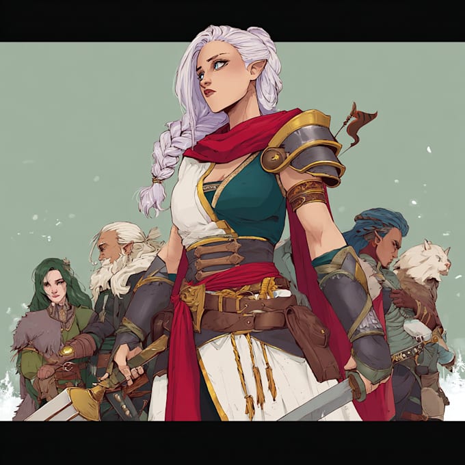 draw your custom dnd character