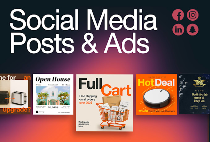 design effective social media ad, post, carousel