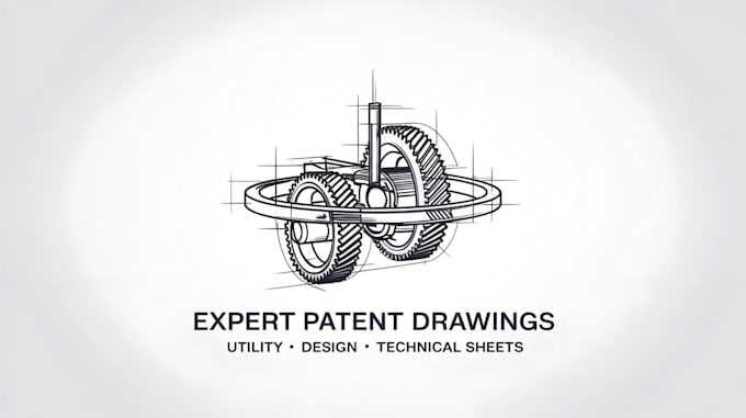 do a patent search and trademark check, patent drawings and technical drawing