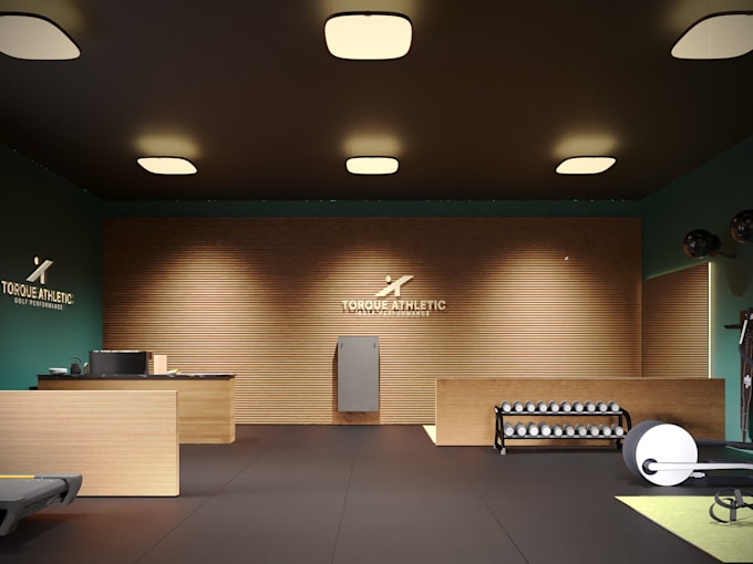design and render your gym in 3d