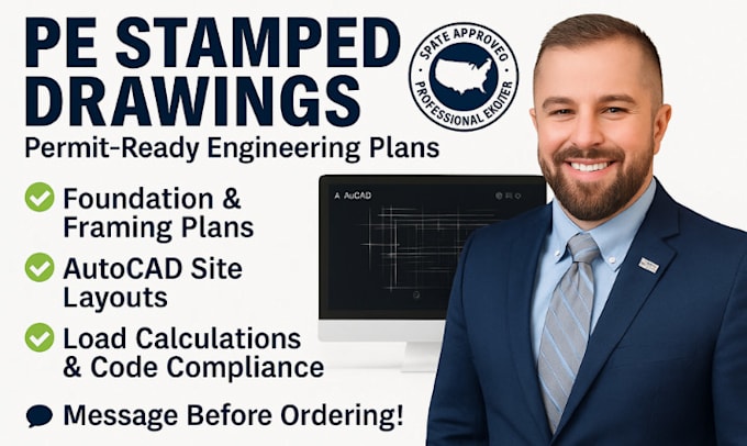 create pe stamped tekla and fabrication shop drawing for steel structure project