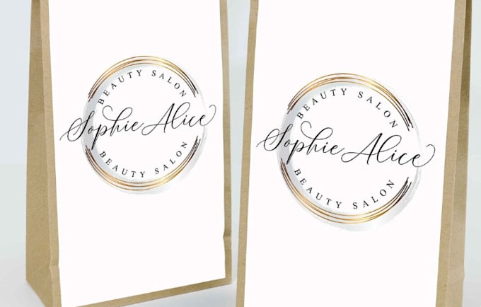 create or redesign luxury metallic  gold foil logo design