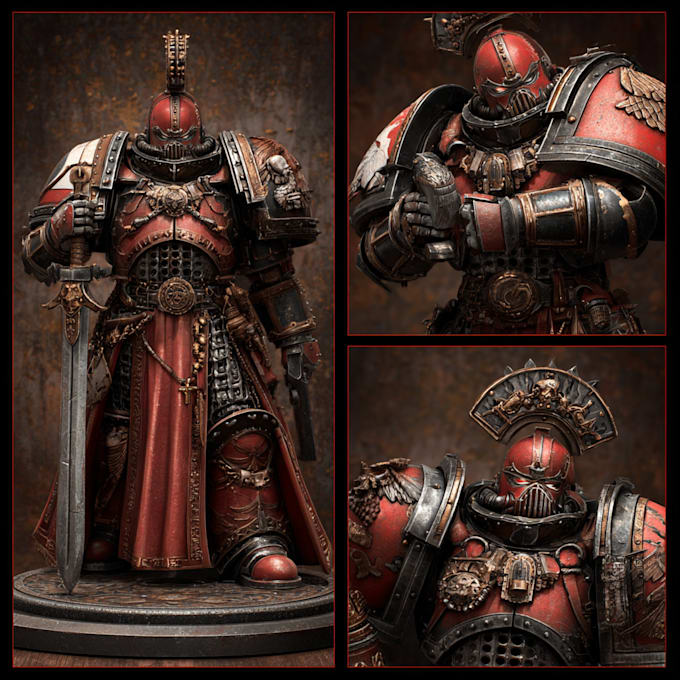 do model warhammer 40k character for you