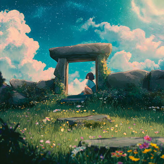 create lofi  animation illustration anime