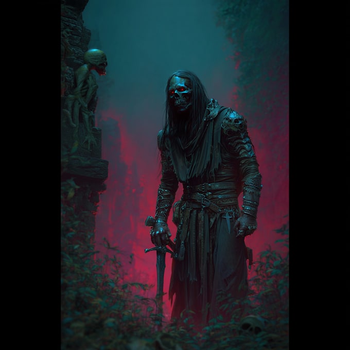 illustrate your horror book cover
