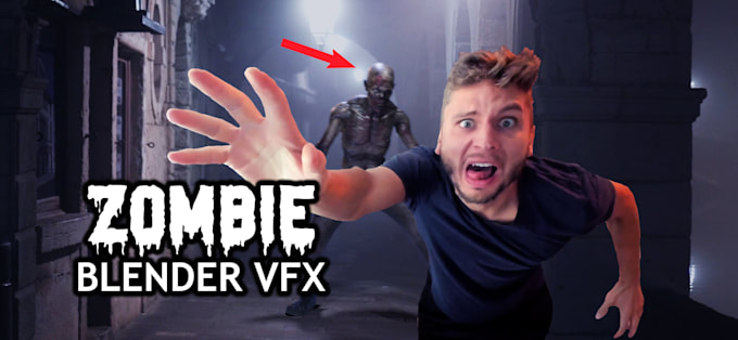 be vfx artist,add zombies to your video,zombie vfx,chroma environment edit, cgi