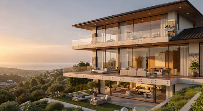 generate realistic ai architecture design renderings concept