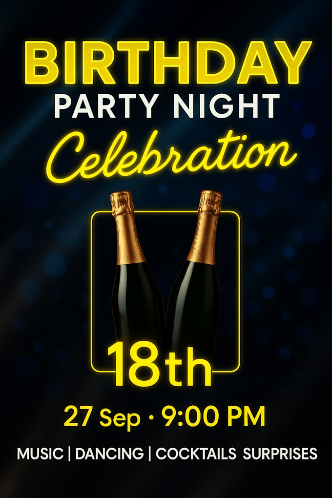 make stunning party flyer designs for your event