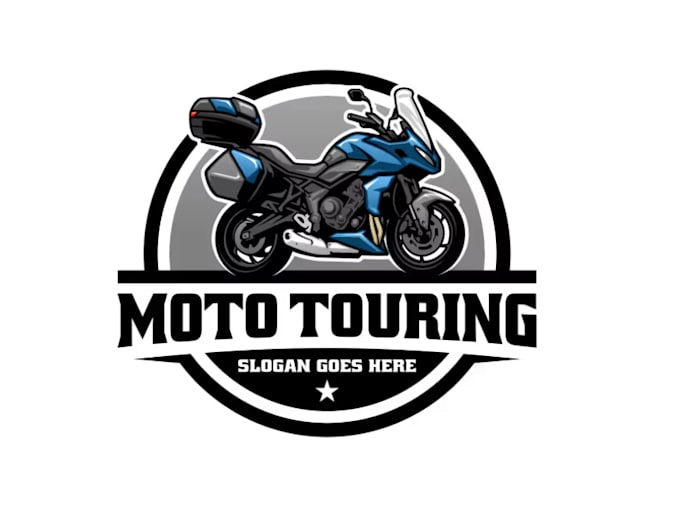 design motorcycle logo with creative concepts
