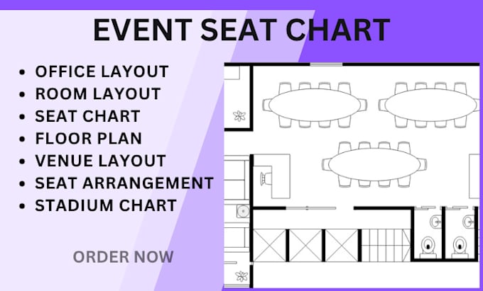 map out an accurate seating plan for event venues and shows