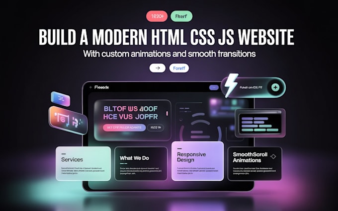create custom animations using HTML, CSS, and javascript