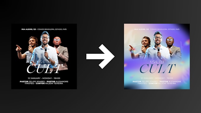 design a flyer to promote your church