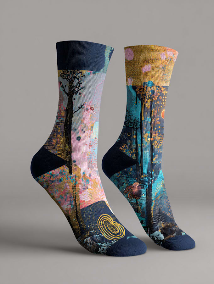 make beautiful socks design