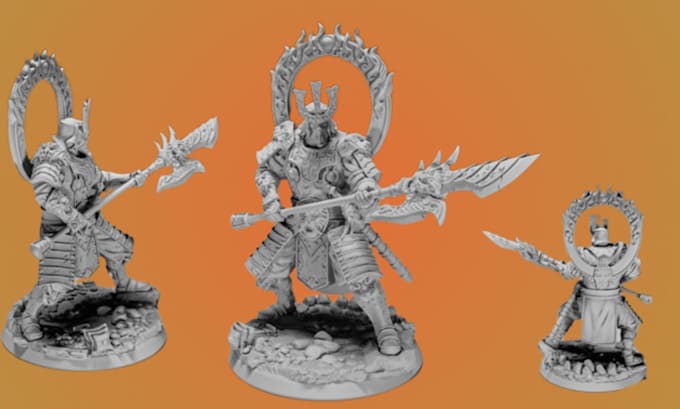 Sculpt dnd mini character, 28mm miniature, dnd terrain, custom 3d model ...