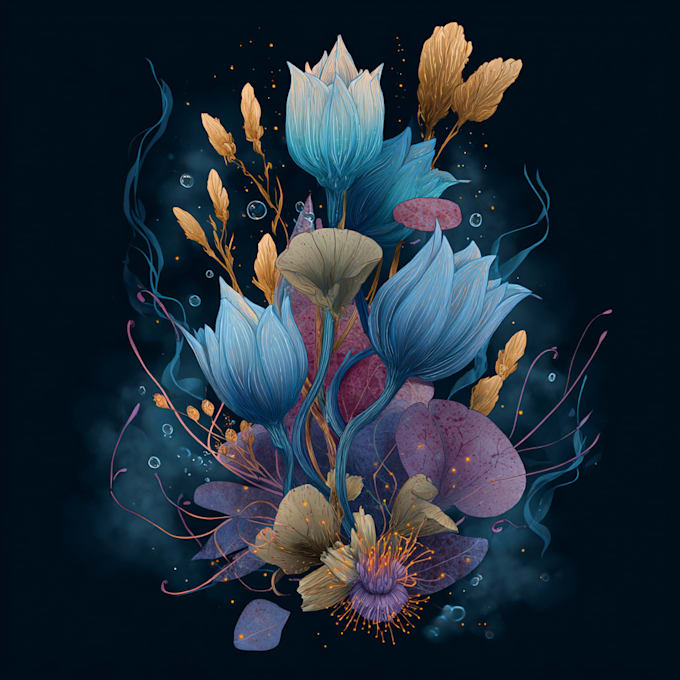 draw a realistic botanical illustration