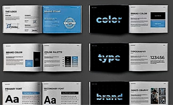 Design a minimalist logo brand guidelines brand style guide branding ...