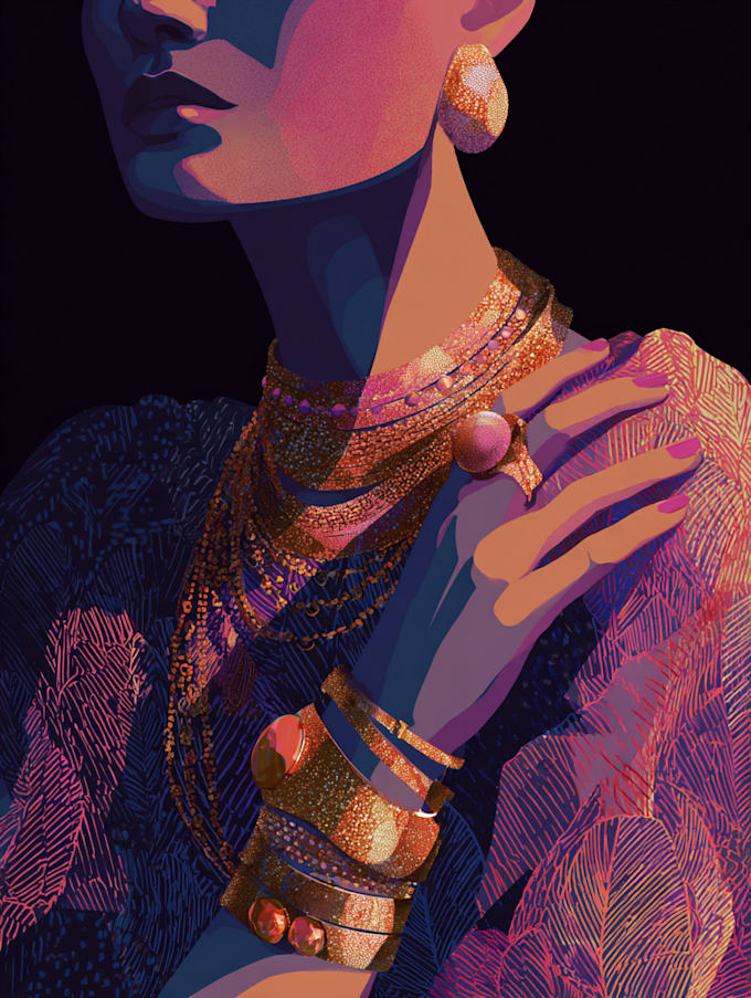 design custom jewelry for printing and rendering