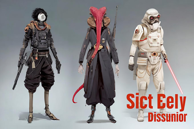 design your sci fi and star wars character