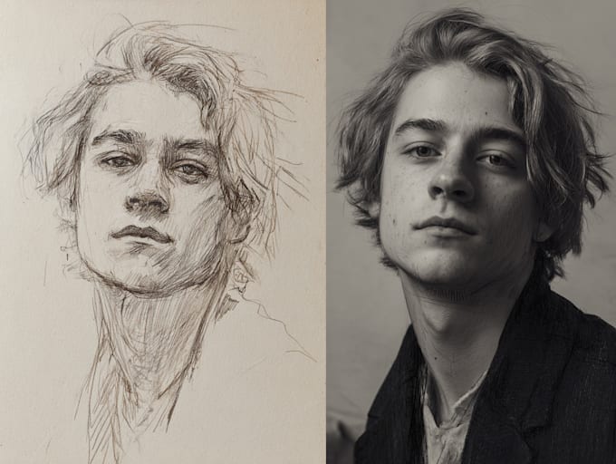 make a portrait sketch for you