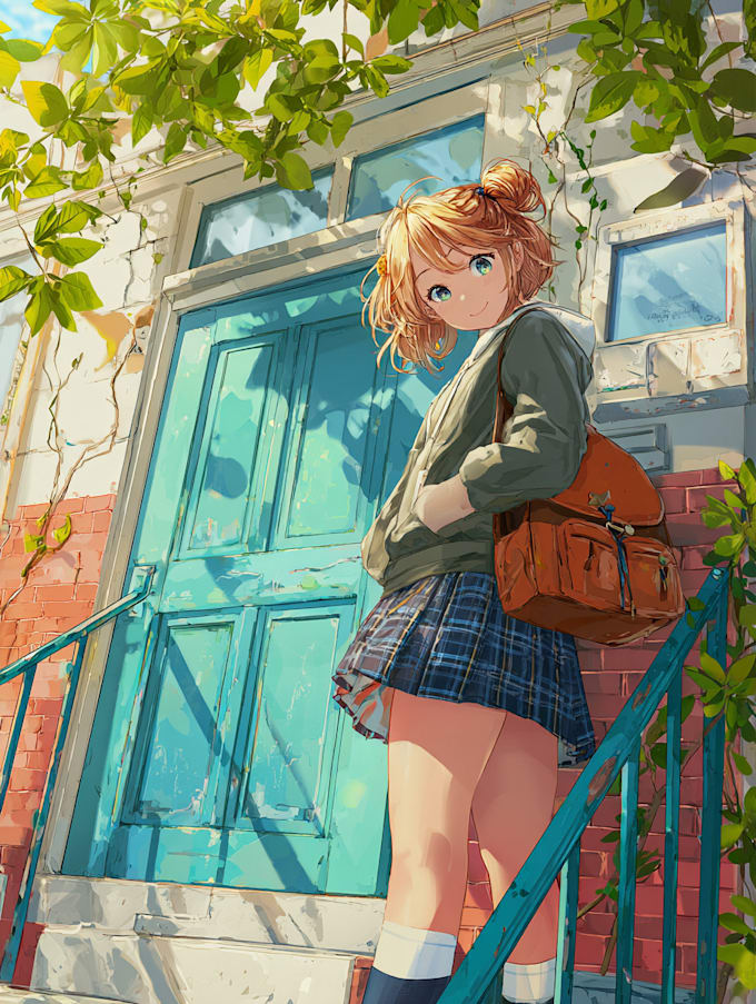 draw an anime or comic character