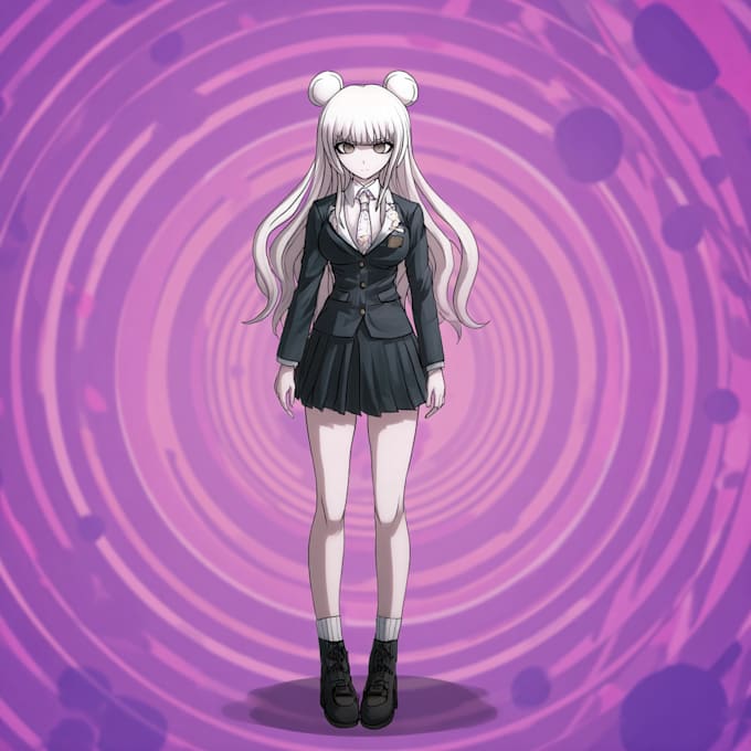 draw custom danganronpa style anime character sprite