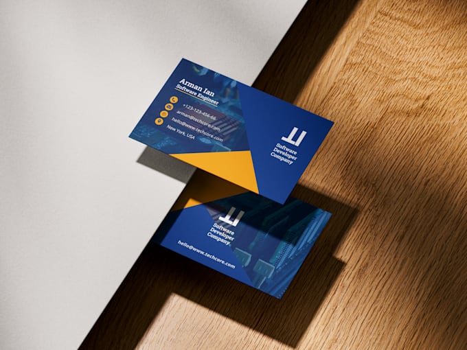 design a professional and creative business card