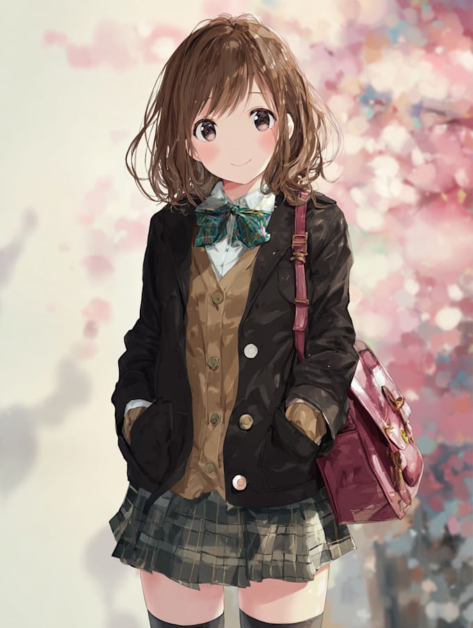draw anime character an illustration
