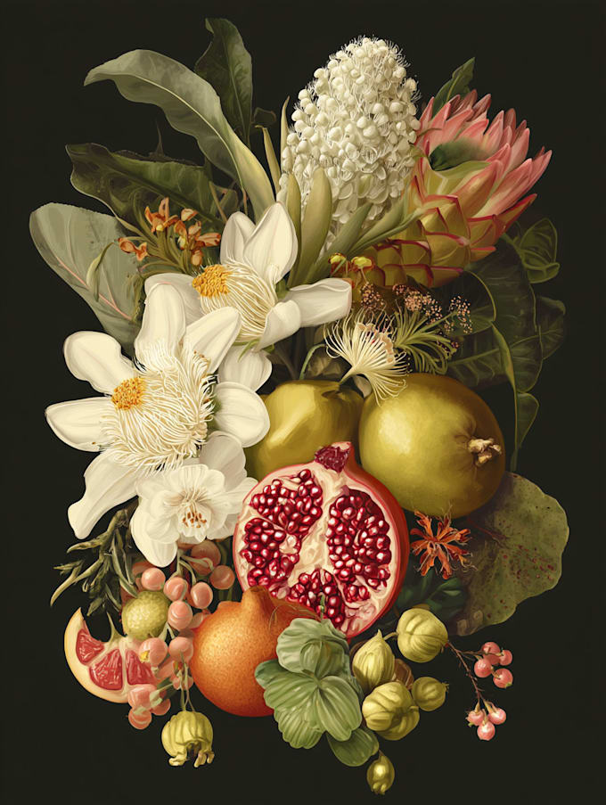 make botanical product illustration