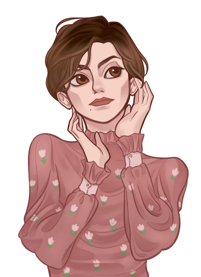 create a custom cartoony portrait of you or your oc