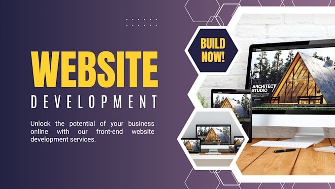 build a front end website development user friendly website