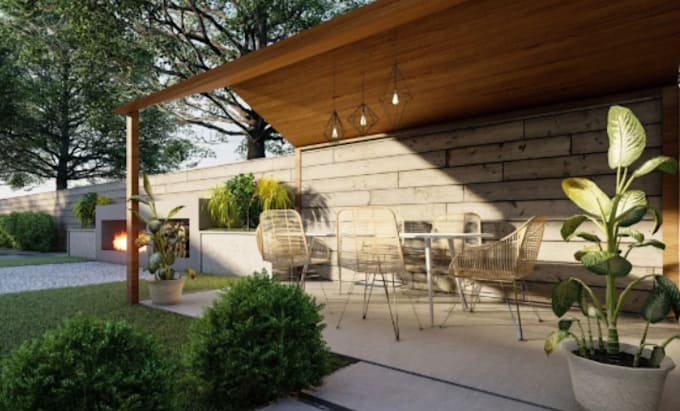 2d 3d site plan, 3d landscape rendering, farm, backyard, rv, resort ...