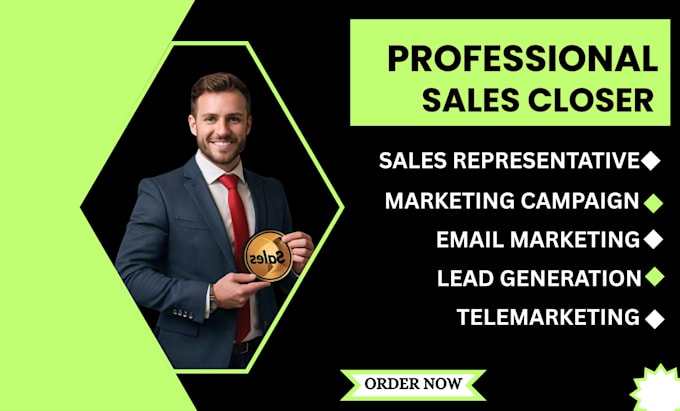 be your long term sales closer and online sales representative