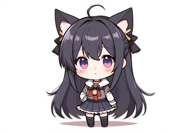 draw cute chibi art commissions