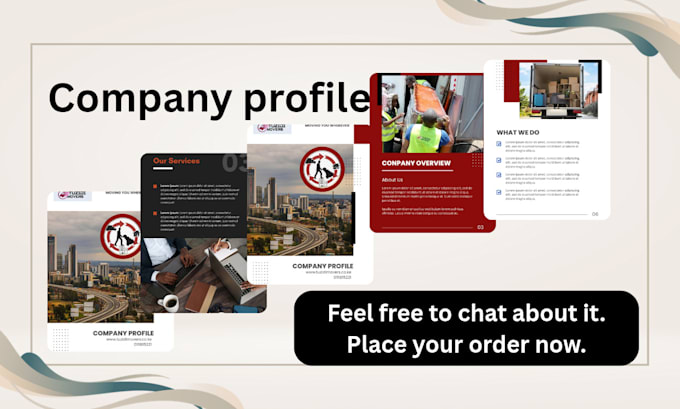 design an amazing company profile