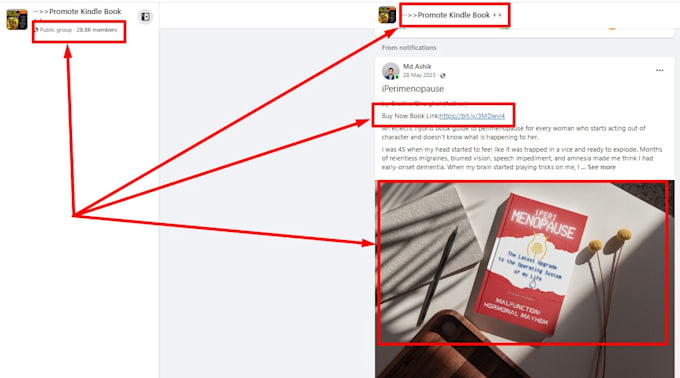 do organic amazon book and any book promotion targeted location