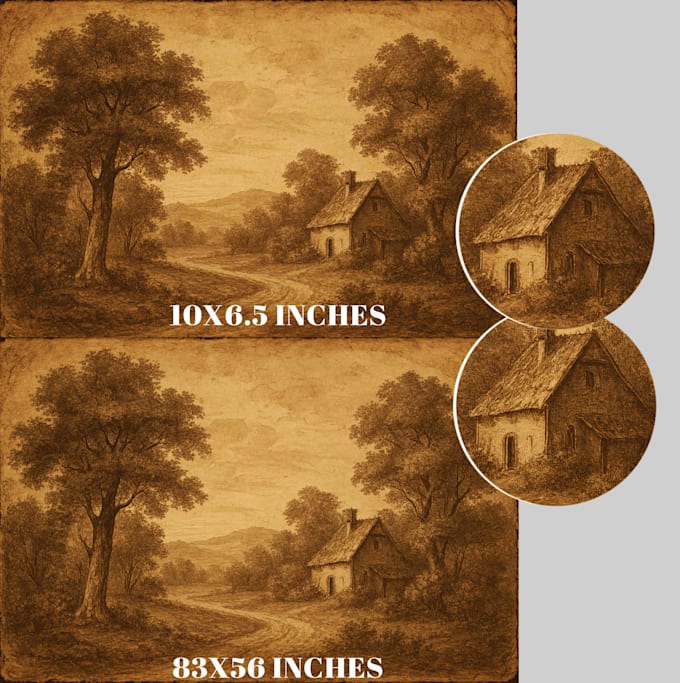 professionally upscale and enhance your ai generated artwork