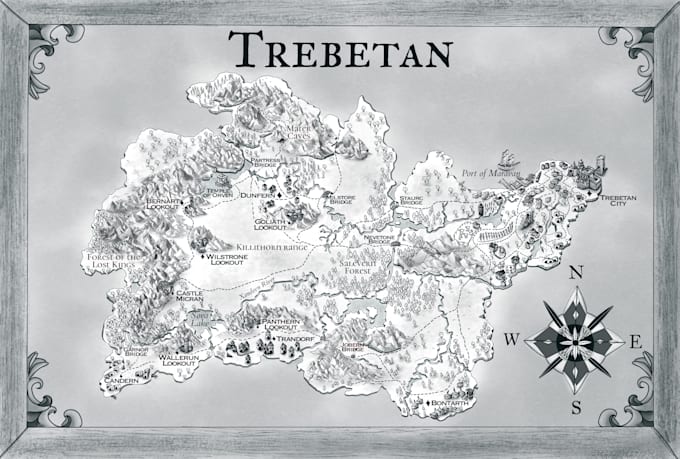 draw a map for your fantasy novel