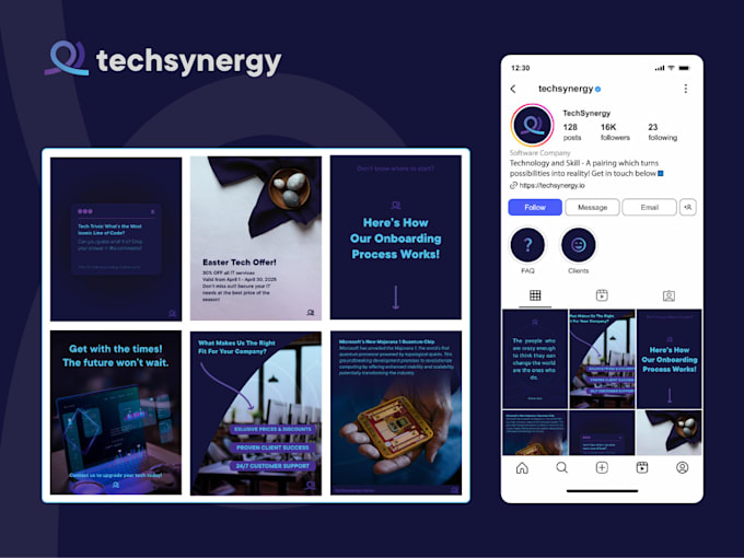creative and engaging social media post