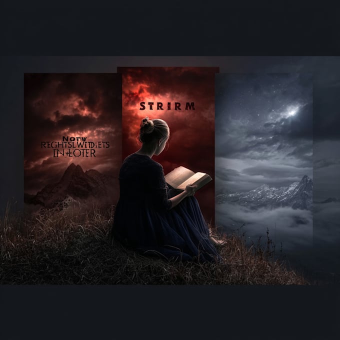 make professional horror and thriller book covers
