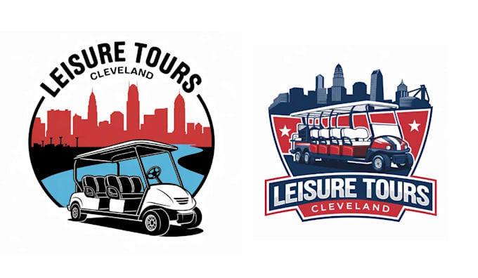 do proffesional golf cart logo design