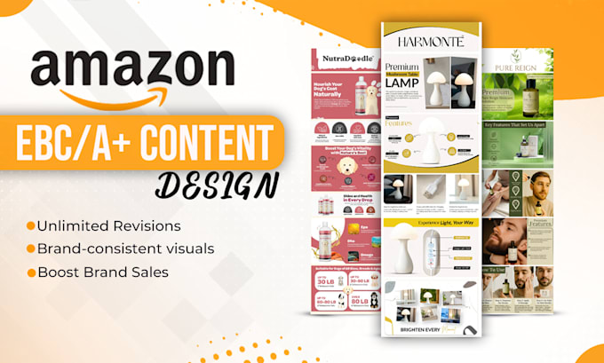 create professional amazon listing images and a plus content