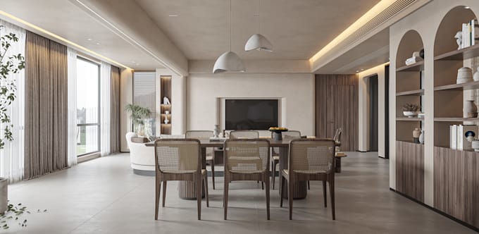 provide custom hotel rendering, sketchup 3d architectural design