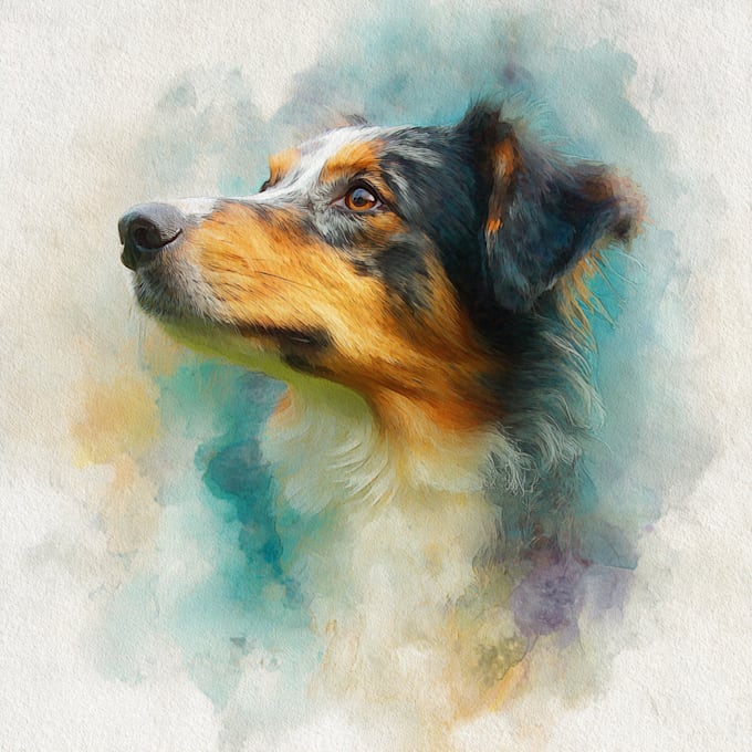 do custom pet portrait, dog portrait, cat portrait