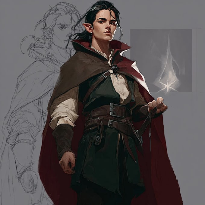dnd character art and dnd character art