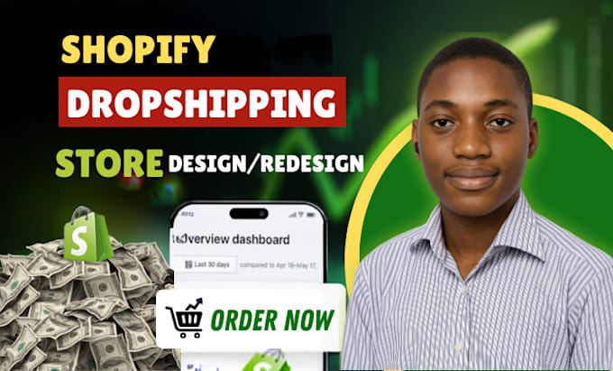 shopify developer do stunning shopify homepage design redesign shopify website