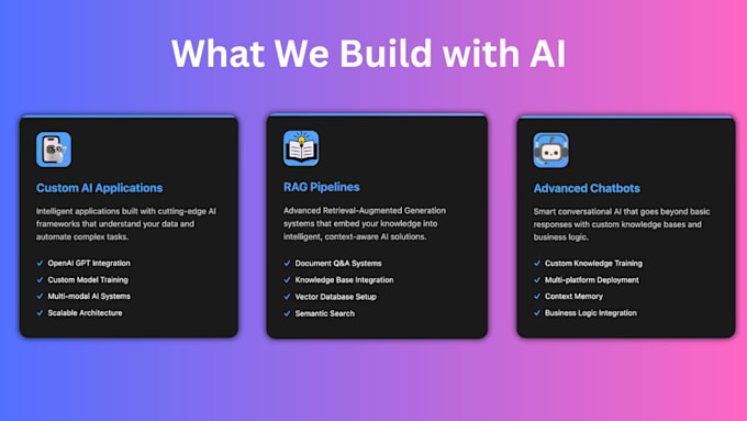 be your ai engineer, rag, chatbot, langchain, full stack